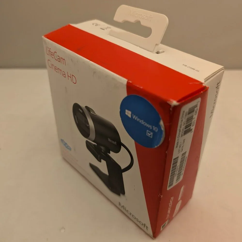 MICROSOFT LifeCam Cinema HD 720p Webcam | 1393 P/N X823015-001 H5D-00013 USED